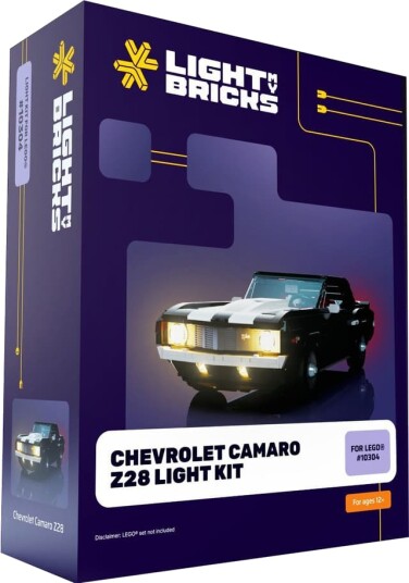 Light My Bricks Chevrolet Camaro Z28 lyssett