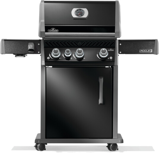 Rogue PRO 425 svart gassgrill med infrarød sidebrenner