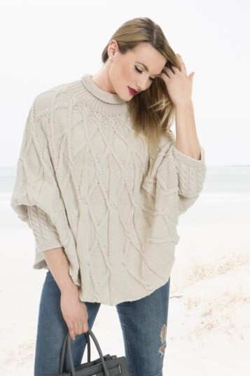 Viking Garn 1505 05 Poncho Med Rund Sal