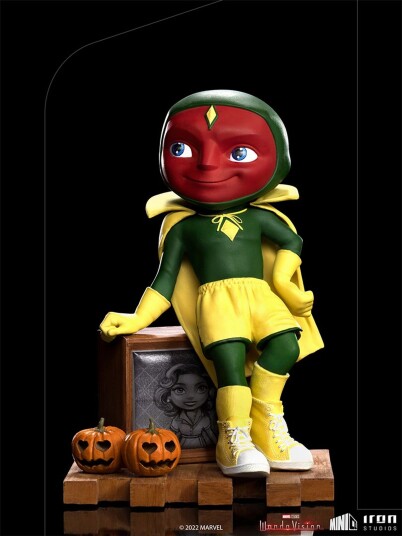 Iron Studios MiniCo Marvel Figurer: Vision Halloween versjon Iron Studios MiniCo Marvel Figurer: Vision Halloween versjon