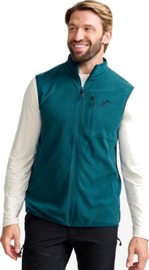 Revolutionrace Herre Overdeler Fleece & midlayers Hiker Fleece Vest Herre Kambaba Green 4XL