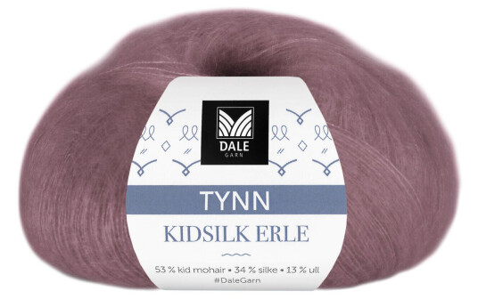 Dale Garn Dale Tynn Kidsilk Erle 4008 Mørk Rose