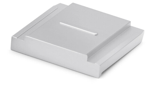 Leica Hotshoe Cover Aluminium For Q3. Silver anodized finish