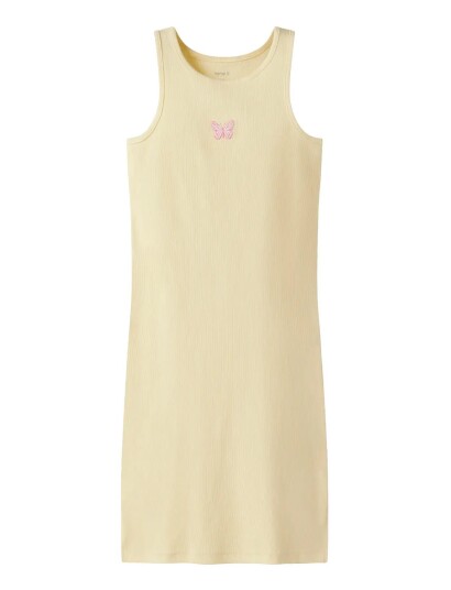 Name It Nkfvivemma Tank Slim Dress Yellow 158
