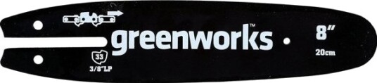 Greenworks Kjedesag-Kjede/Bånd Greenworks Acs-20Bar-Ore 8" 20 Cm Greenworks Kjedesag-Kjede/Bånd Greenworks Acs-20Bar-Ore 8" 20 Cm