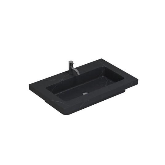 Dansani Calidris Unique Silestone Måltilpasset Charcoal Soapstone 80cm