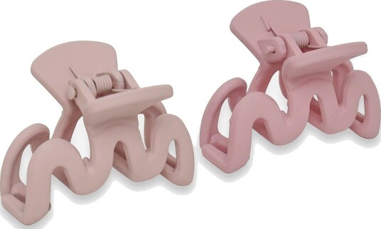 Mango Teen Pack Of 2 Fur-Effect Hair Clips PINK One Size