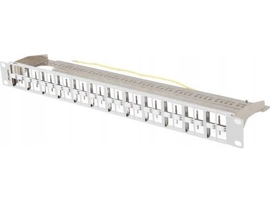 Lanberg Patch Panel Tomt 48 Porter 1U 19" Ftp For Keystone-Moduler Grå