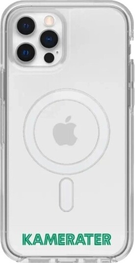 Phonecases3D iPhone 12 HamKam Clear case (MagSafe) -mobildeksel, hvit