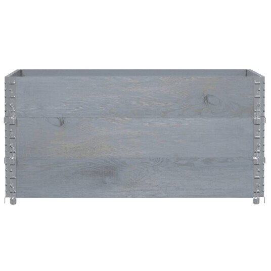 Plantekasse grå 120x80 cm heltre furu
