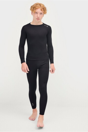 Áhkká Longs Tech Pants Kids Svart Áhkká Longs Tech Pants Kids Svart