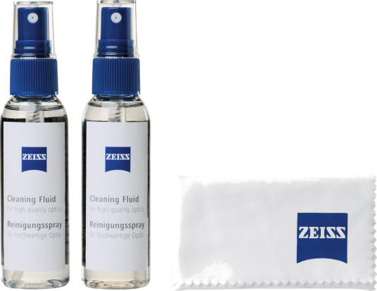 Zeiss Objektivrengjøringssett med Rengjøringsspray og Mikrofiberklut Zeiss Objektivrengjøringssett med Rengjøringsspray og Mikrofiberklut