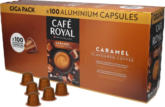 Café Royal | Karamell 100 kapsler til Nespresso®