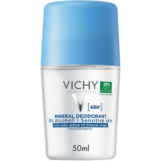 VICHY Deodorant Mineral deo 48h, utan aluminiumsalt 50 ml