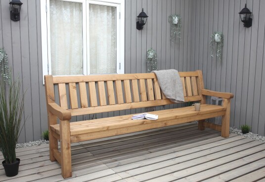 Hagebenk Grenen 244 cm