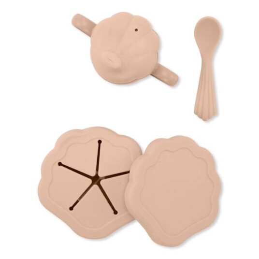 Konges Sløjd Sløjd Clam Set Spisesett I 3-deler Strawberry Ice Tilgjengelig Flere Varianter Konges Sløjd Sløjd Clam Set Spisesett I 3-deler Strawberry Ice Tilgjengelig Flere Varianter