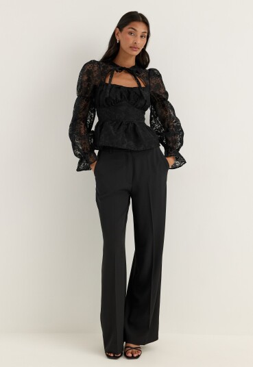 Bubbleroom Peplum Blouse