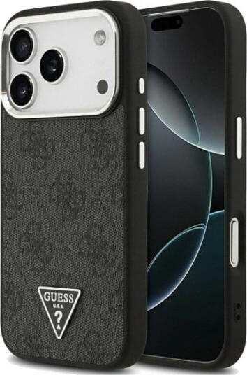 GUESS 4G Triangle Logo MagSafe case for iPhone 17 Pro - black
