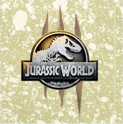 Jurassic World Servietter 33X33 Cm
