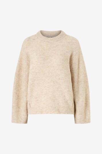 Second Female   Pullover Beate Knit O neck   Beige