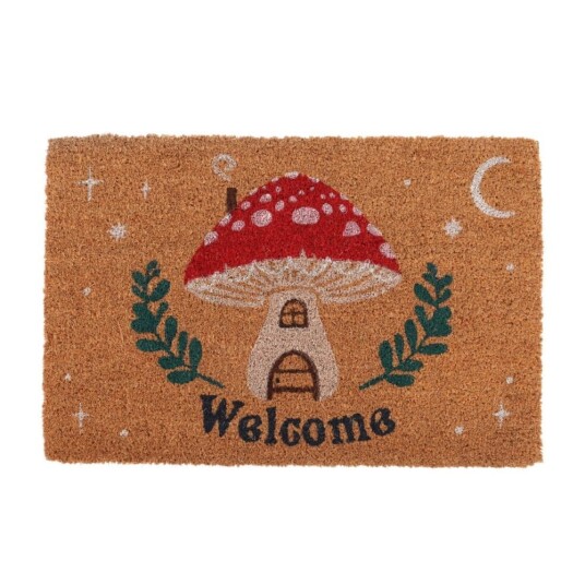 Something Different Welcome Mushroom House Door Mat