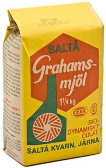 Saltå Kvarn Grahamsmel Øko Saltå Kvarn - 1250 g Saltå Kvarn Grahamsmel Øko Saltå Kvarn - 1250 g