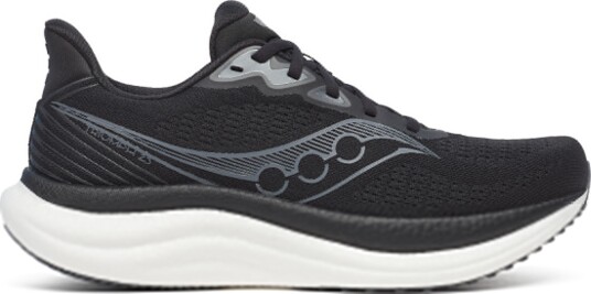 Saucony Mens Triumph 23 Wide Black/white 47"