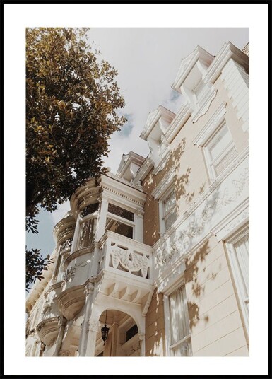 Beautiful Building in Savannah USA Plakat Plakat / 100x150cm