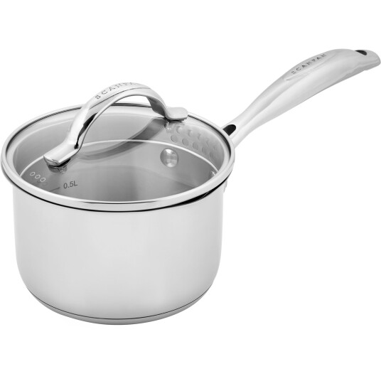 Scanpan STS kasserolle med lokk 14 cm/1,2 liter rustfritt stål Scanpan STS kasserolle med lokk 14 cm/1,2 liter rustfritt stål
