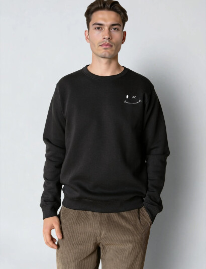 Clean Cut Copenhagen Patrick Sweatshirt - Black - XXL