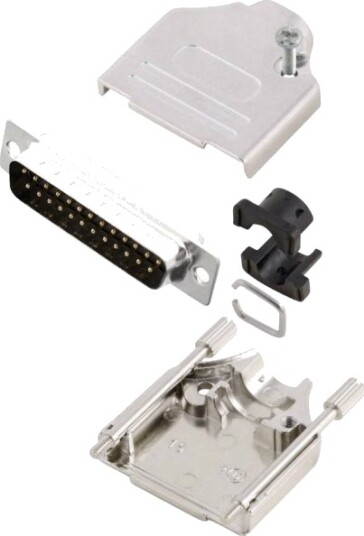 Mh Connectors Mhdtzk25 Db25p K D Sub Pinnerekke Sett 180° Hann 25 Loddeben 1 Stk