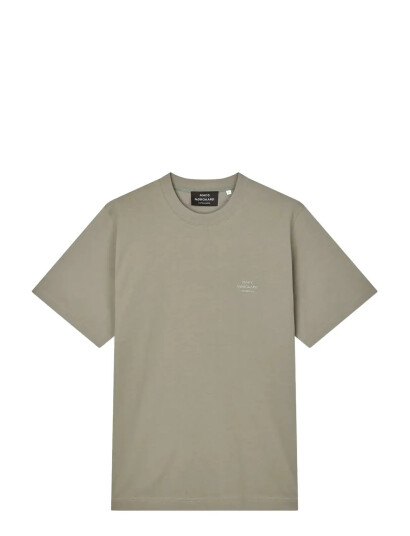 Mads Nørgaard Cotton Jersey Frode Logo Tee Fav   Khaki green   M