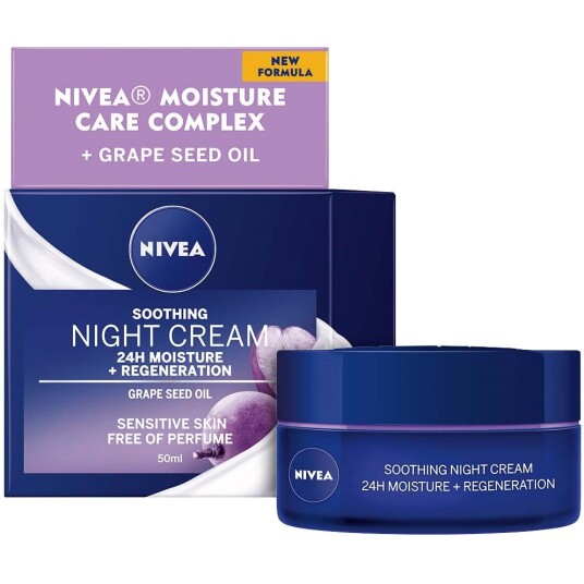 NIVEA Beroligende Nattskrem 50 ml for Sensitiv Hud NIVEA Beroligende Nattskrem 50 ml for Sensitiv Hud