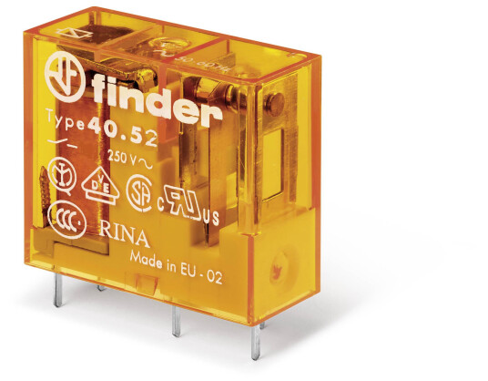 Finder F40528230 Relé 230 V vekselstrøm 2 polet 8A Elfordeling & strømforsyning