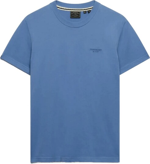 Superdry Essential Stacked Logo Emb Tee   Blue   XXXL