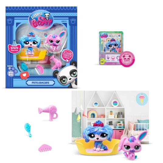 Littlest Pet Shop Petfluencer Figursett m/ tilbehør Super Salon