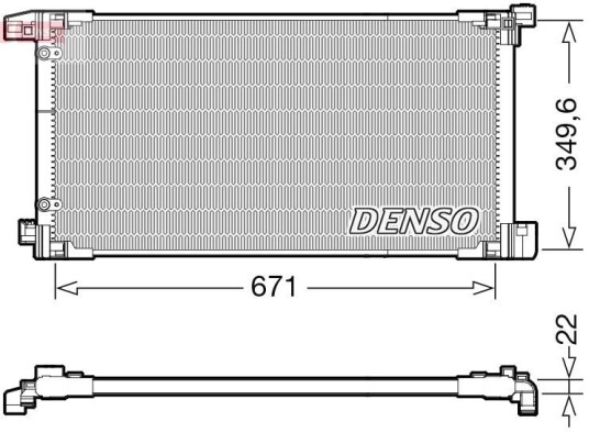 Kondensator DENSO DCN50114 Kondensator DENSO DCN50114