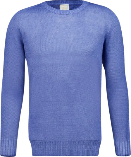 120% Lino Herre Strikkevarer Blå 2XL,