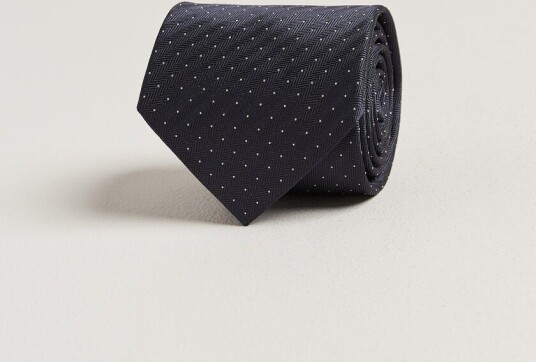 Brioni Jacquard Dot Silk Tie Navy Brioni Jacquard Dot Silk Tie Navy