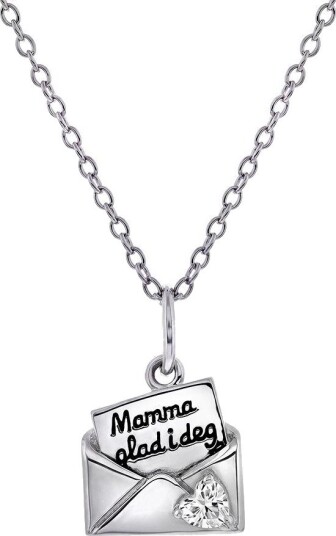 Pan Jewelry Smykke i 925 sølv med "Mamma glad i deg"