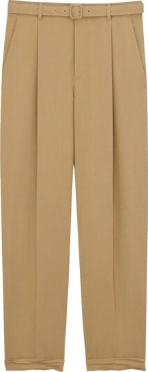 Saint Laurent Herre Bukser Beige L, Saint Laurent Herre Bukser Beige L,