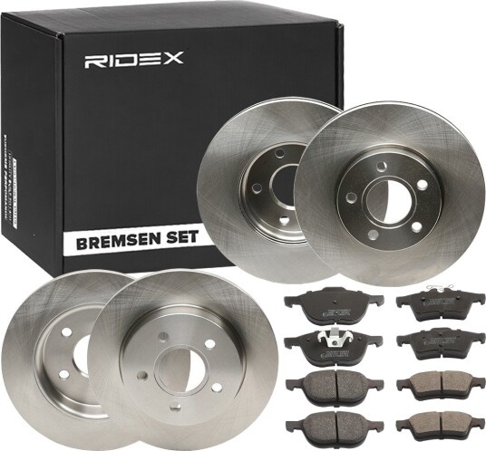 Bremseskiver og -klosser RIDEX 3405B0354