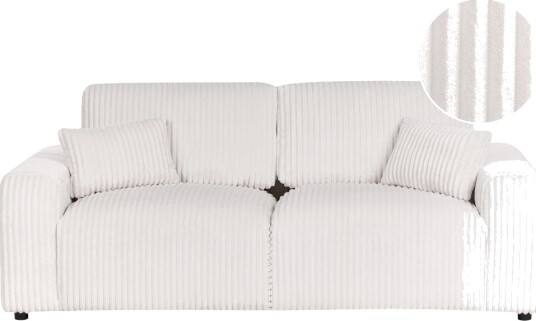 3 seters sofa Sandora Hvit Svart