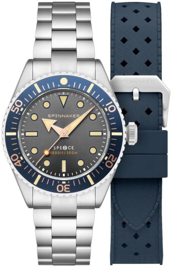 Spinnaker Herreklokke SP 5097 77 Spence Grå/Stål Ø40 mm