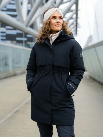Twentyfour Mode Mia Warm Parkas Sort 38 Twentyfour Mode Mia Warm Parkas Sort 38