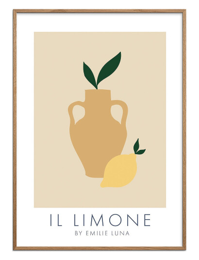 Poster & Frame Emilie Luna   Il Limone 02   Multi/patterned   50X70CM