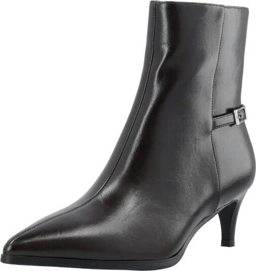 Bianco Biaabbie Buckle Zip Boot Faux Leather BROWN PRATIA 41