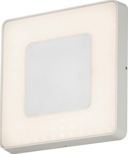 Konstsmide Carrara vegglampe/plafond LED kvadrat dimmbar og fargejusterbar. 7986-250