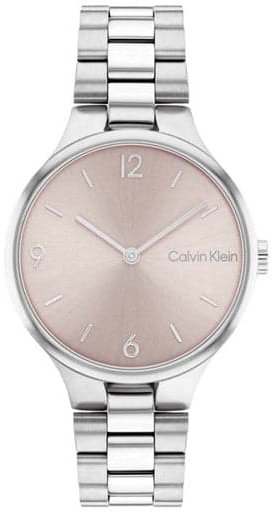 Calvin Klein CK Dameklokke 25200129 Linked Rosa/Stål Ø32 mm