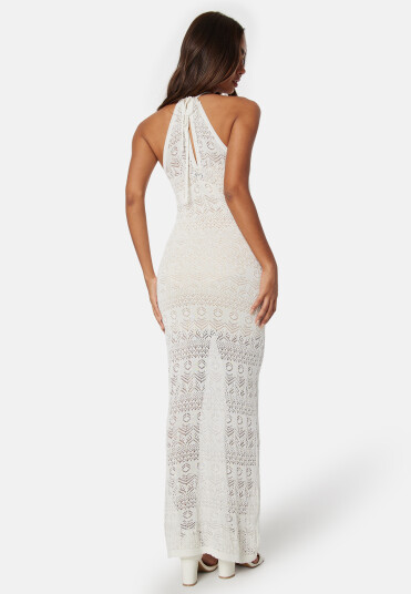 BUBBLEROOM Abra Fine Knitted Dress Offwhite XS